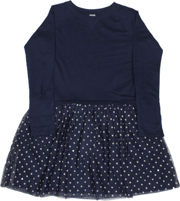 

Carter's Girls Midi/Knee Length Casual Dress(Dark Blue, Full Sleeve, Navy (400)