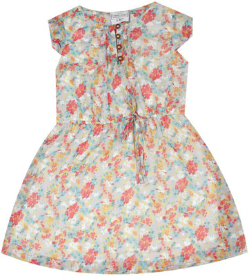

Cherokee Girls Midi/Knee Length Casual Dress(Multicolor, Fashion Sleeve, Assorted