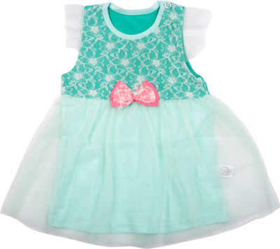 

Kiwi Girls Midi/Knee Length Casual Dress(Multicolor, Cap Sleeve