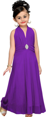

Aarika Maxi/Full Length Party Dress(Purple, Sleeveless