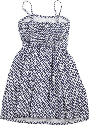 

Chemistry Girl Girls Midi/Knee Length Casual Dress(White, Sleeveless, Dot print