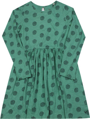 

Allen Solly Junior Girl's Casual Dress(Green, Full Sleeve