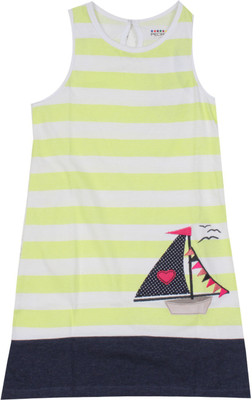 

People Girl's Casual Dress(White, Sleeveless