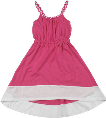 

The Children's Place Girls Midi/Knee Length Casual Dress(White, Sleeveless, 1108