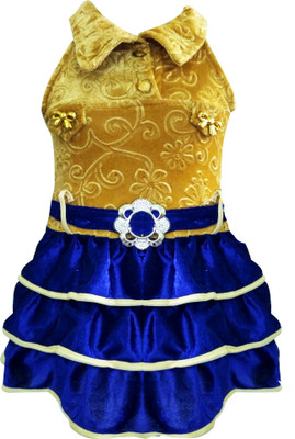 

Fashionitz Girls Midi/Knee Length Party Dress(Blue, Sleeveless