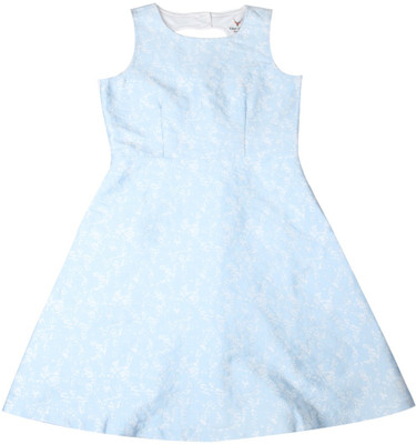 

Allen Solly Junior Girls Midi/Knee Length Casual Dress(Light Blue, Sleeveless