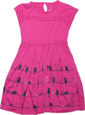 

Allen Solly Junior Girl's Maxi/Full Length Casual Dress(Pink, Sleeveless