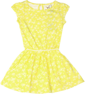 

Allen Solly Junior Girls Midi/Knee Length Casual Dress(Yellow, Half Sleeve