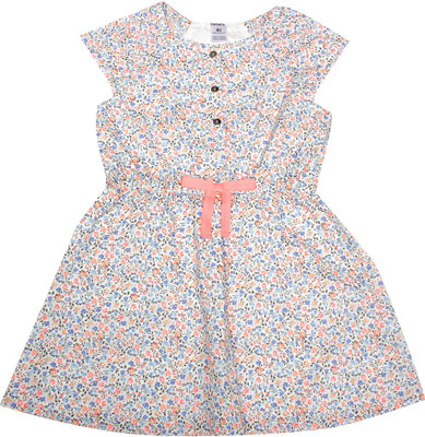 

Carter's Girls Midi/Knee Length Casual Dress(White, Fashion Sleeve, Print (969)