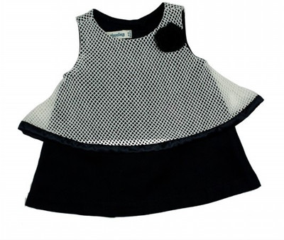

page3baby Girls Midi/Knee Length Party Dress(Black, Sleeveless