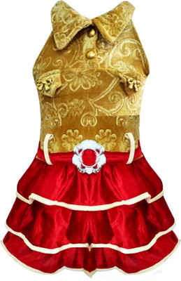 

Fashionitz Girls Midi/Knee Length Party Dress(Red, Sleeveless
