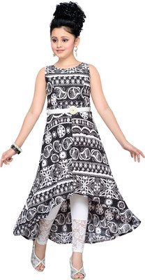 

Hunny Bunny Girls Maxi/Full Length Casual Dress(Black, Sleeveless