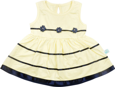 

Kiwi Girls Midi/Knee Length Casual Dress(Multicolor, Cap Sleeve