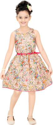 

Trendyy Girls Girls Midi/Knee Length Party Dress(Multicolor