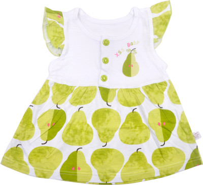 

Kiwi Girls Midi/Knee Length Casual Dress(Multicolor, Cap Sleeve