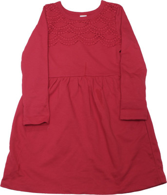 

Carter's Girls Mini/Short Casual Dress(Red, Full Sleeve, Red (600)