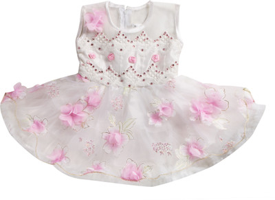 

Gungun Fashion Girls Mini/Short Casual Dress(Pink, Sleeveless)