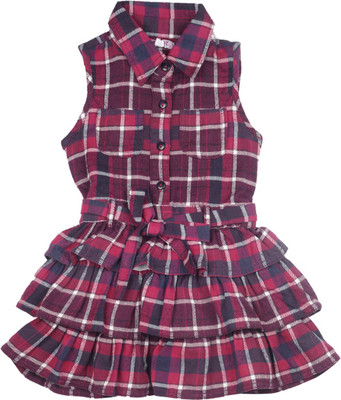 

Nauti Nati Baby Girl's Casual Dress(Pink, Sleeveless