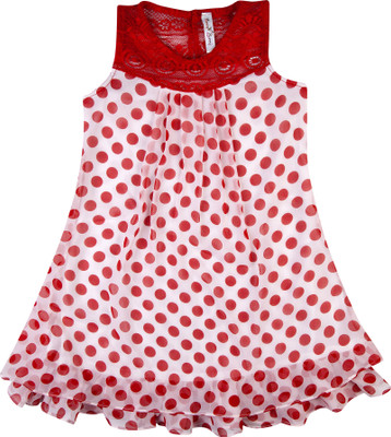 

Hunny Bunny Girls Mini/Short Casual Dress(Red, Sleeveless