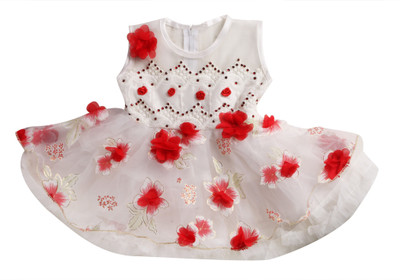 

Gungun Fashion Girls Mini/Short Casual Dress(Red, Sleeveless)