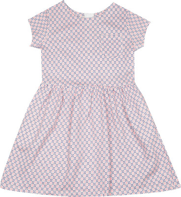 

Carter's Girls Midi/Knee Length Casual Dress(Multicolor, Half Sleeve, Print (969)