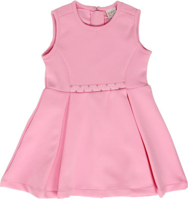 

FS Mini Klub Girls Midi/Knee Length Casual Dress(Pink, Sleeveless