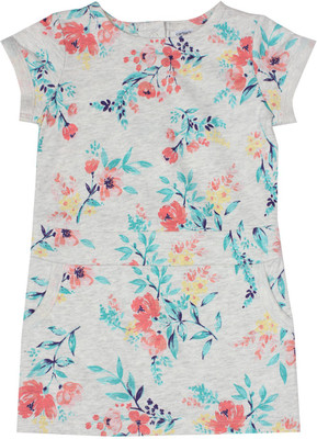 

Carter's Girls Mini/Short Casual Dress(Grey, Half Sleeve, Print (969)