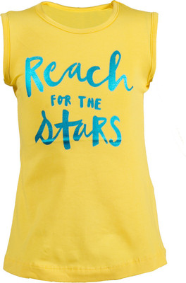 

Abito Girls Midi/Knee Length Casual Dress(Yellow, Sleeveless, Lemon
