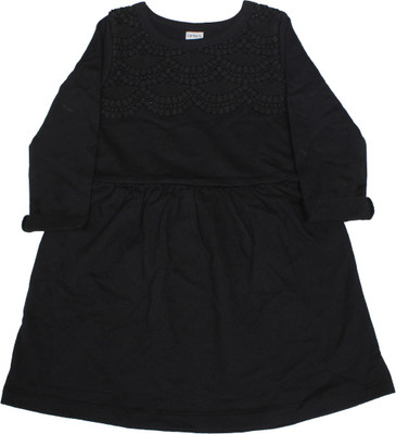 

Carter's Girls Midi/Knee Length Casual Dress(Black, Full Sleeve, Black (001)