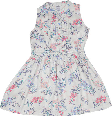 

Carter's Girls Midi/Knee Length Casual Dress(Multicolor, Sleeveless, Print (969)
