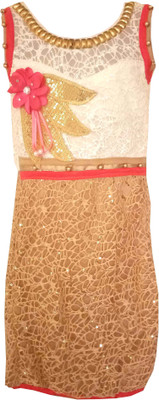 

All About Pink Girls Maxi/Full Length Party Dress(Red, Sleeveless