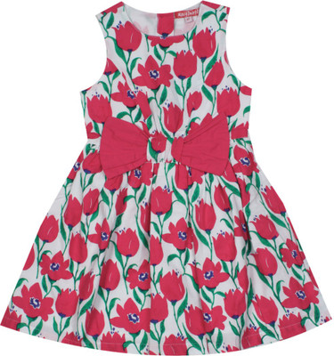 

Nauti Nati Girl's Casual Dress(White, Sleeveless