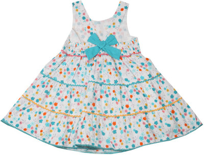 

Nauti Nati Baby Girl's Casual Dress(Multicolor, Sleeveless