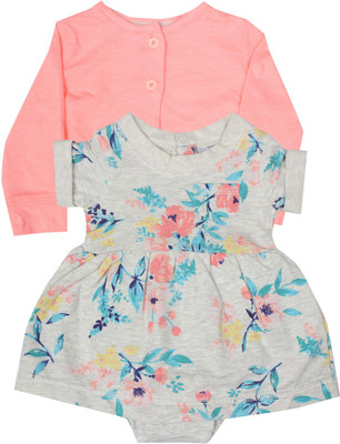 

Carter's Girls Casual Dress(Grey, Fashion Sleeve, Heather (053)