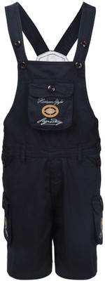 

Benext Dungaree For Boys Solid Cotton(Blue, Pack of 1, Navy blue