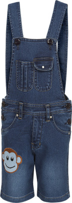 

Benext Dungaree For Boys Solid Denim(Dark Blue, Pack of 1, Darkblue