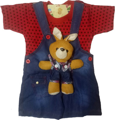 

Kid n Kids Dungaree For Boys & Girls Printed Cotton(Multicolor, Pack of 1, Multi