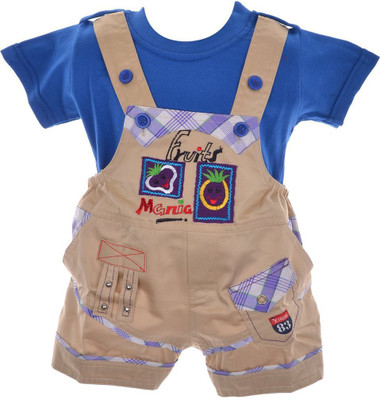 

Xtrem Romper For Boys Casual Embroidered Cotton(Beige, Pack of 1, Blue