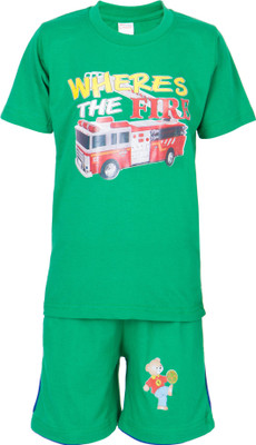 

Ultra Fit Romper For Boys Casual Self Design Cotton(Green)