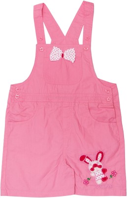 

Childkraft Dungaree For Girls Solid Cotton(Pink, Pack of 1