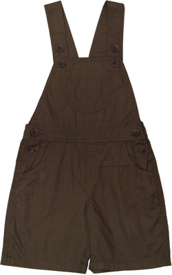 

Childkraft Dungaree For Boys Solid Cotton(Brown, Pack of 1, Dk green