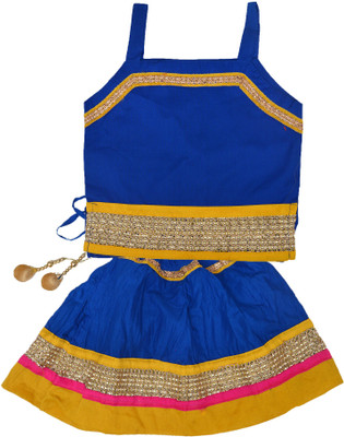 

Crux & Hunter Girls Top and Skirt Set(Multicolor Pack of 12, Blue