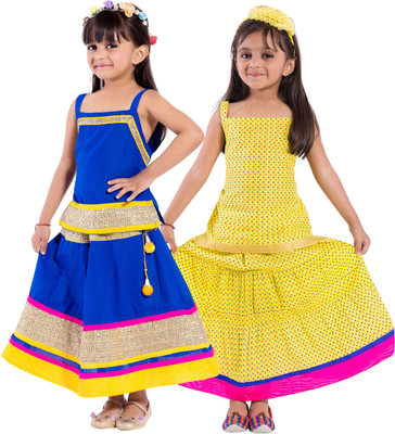 

Decot Paradise Girls Top and Skirt Set(Multicolor Pack of 2, Multicolour