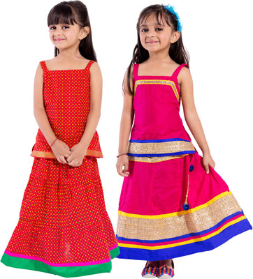 

Decot Paradise Girls Top and Skirt Set(Multicolor Pack of 2, Multicolour