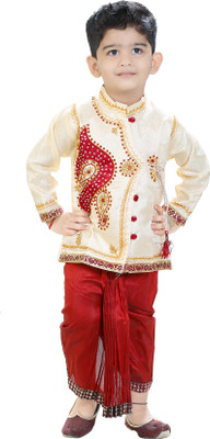 

GECS Boys Dhoti & Kurta Set(Gold Pack of 2