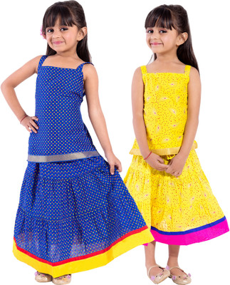 

Decot Paradise Girls Top and Skirt Set(Multicolor Pack of 2, Multicolour