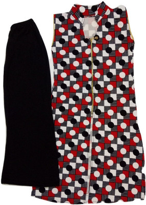 

Kid n Kids Girls Kurti and Legging Set, Black