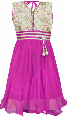 

KID1 Girls Kurta, Churidar & Dupatta Set(Pink Pack of 1