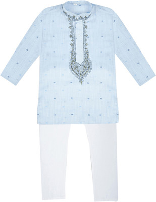 

KID1 Boys Kurta and Pyjama Set(Blue Pack of 1