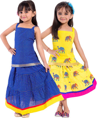 

Decot Paradise Girls Top and Skirt Set(Multicolor Pack of 2, Multicolour